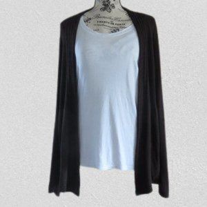 Croft & Barrow Open Front Cardigan | Chocolate